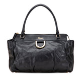 Leather Abbey D Ring Tote
